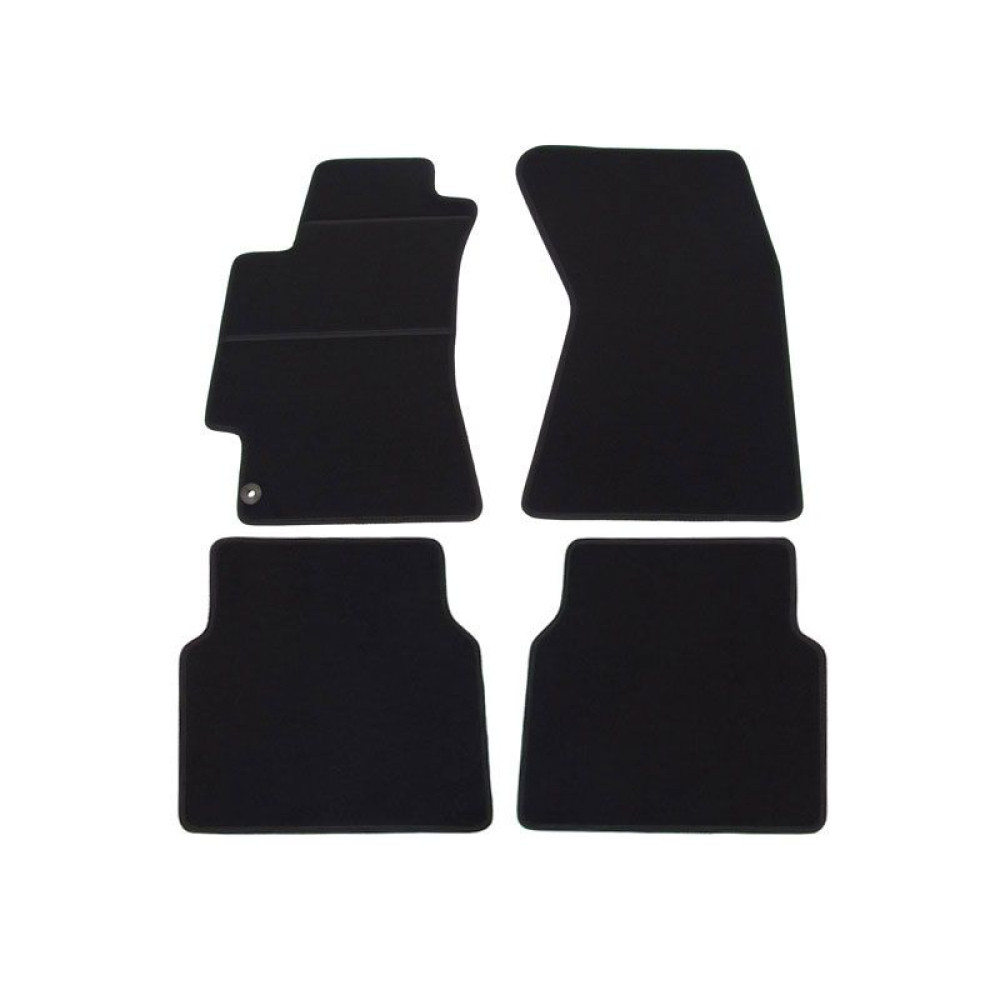 Car textile mats black SUBARU IMPREZA II (2000-2007) ELEGANT