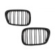 Front grills black gloss BMW 5 E39 Double Stripe M Design Piano Black (1995-2003) 40415