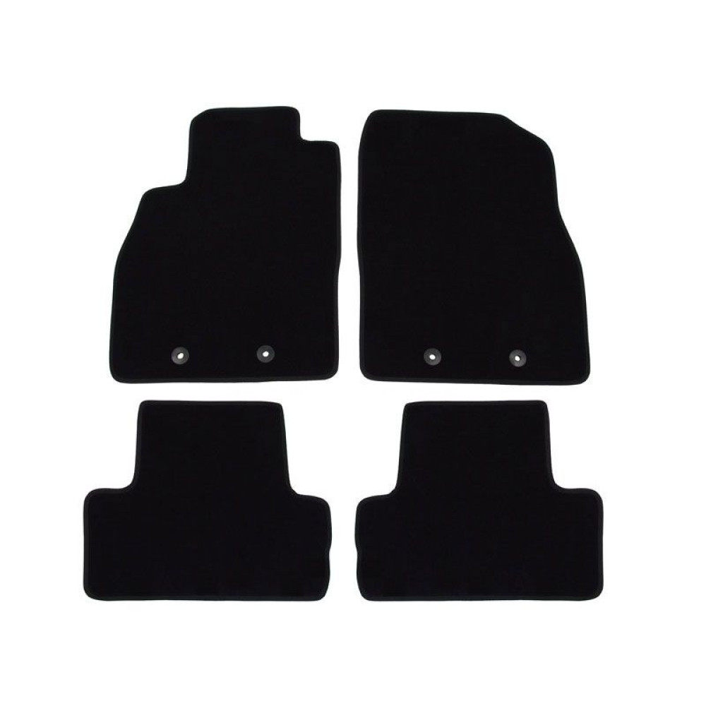 Car textile mats black OPEL AMPERA (2012-...) LUXUS