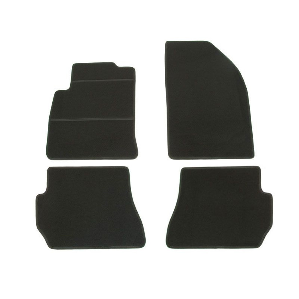 Car textile mats black FORD FUSION (2005-2012) ECONOMIC