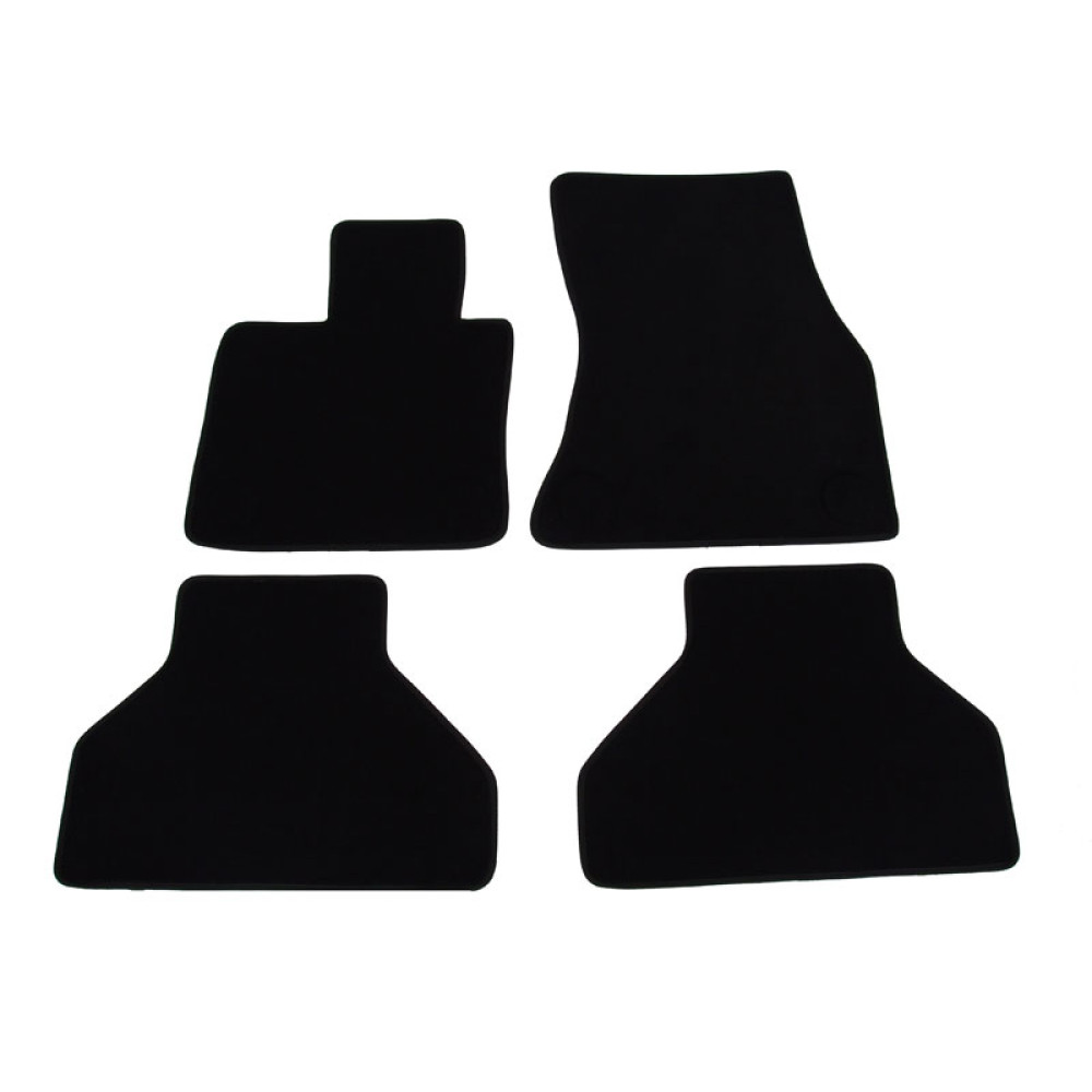 Alfombrillas textiles negras para coche BMW X6 F16 (2014-2019) LUXUS