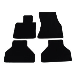 Alfombrillas textiles negras para coche BMW X6 F16 (2014-2019) LUXUS