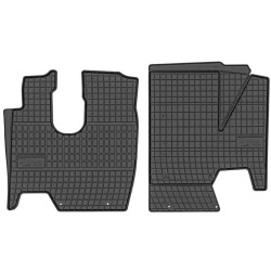 Car rubber floor mats black MB ATEGO (2005-...) NEGRO