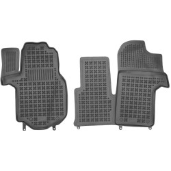 Car rubber floor mats black VW CRAFTER II (2017-...) 200122P