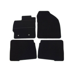 Car textile mats black TOYOTA PRIUS III (2009-2016) ELEGANT