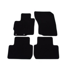 Alfombrillas textiles negras para coche MITSUBISHI OUTLANDER III (2012-...) LUXUS