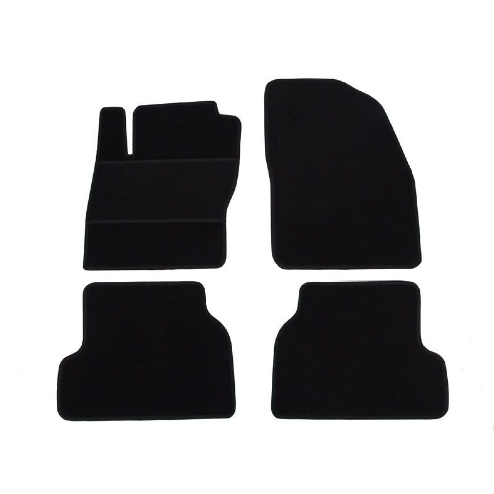 Alfombrillas textiles negras para coche FORD FOCUS II (2004-2011) ELEGANT
