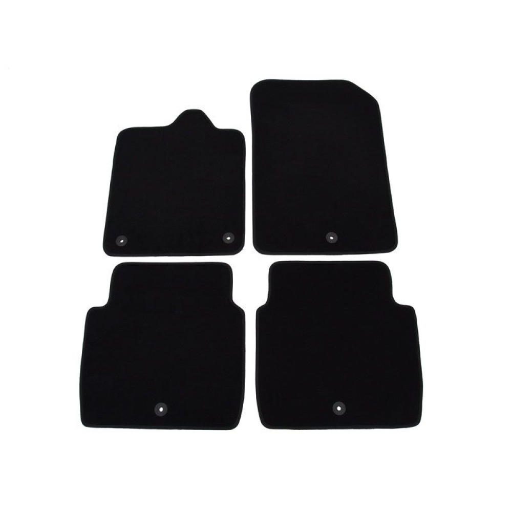 Alfombrillas textiles negras para coche RENAULT LATITUDE (2011-...) LUXUS