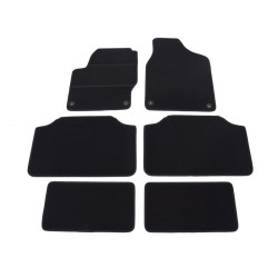 Alfombrillas textiles negras para coche FORD GALAXY (7s.)(1995-2006) ECONOMIC (CR)