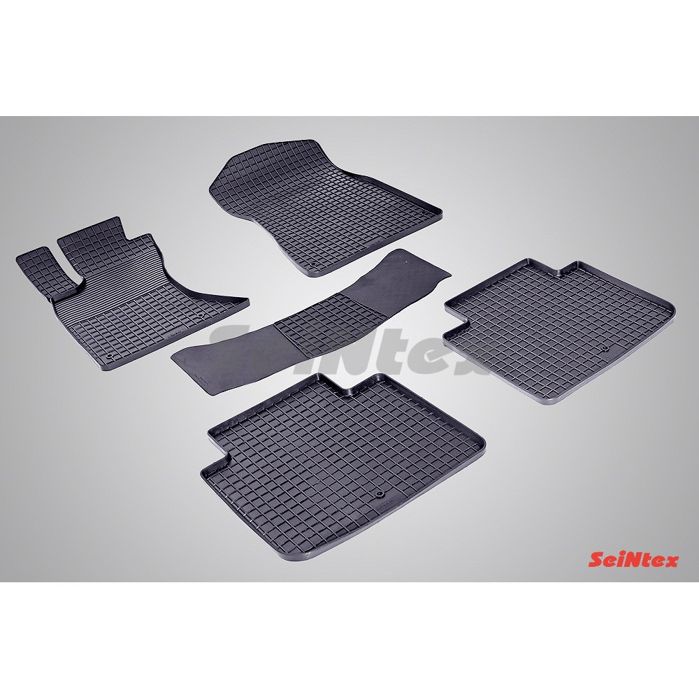 Car rubber floor mats black SEINTEX *STK* LEXUS GS AWD (2005-2011)