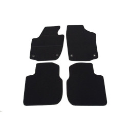 Alfombrillas textiles negras para coche SKODA RAPID (2012-...) ELEGANT