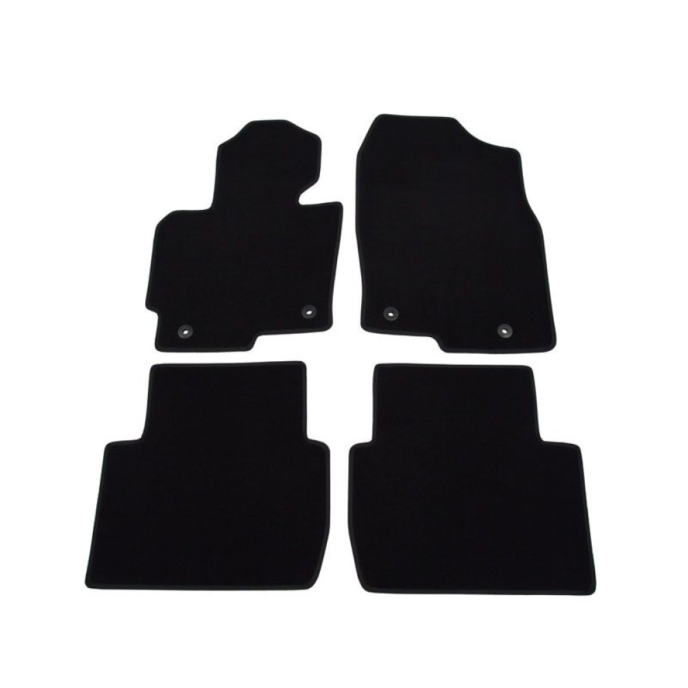Car textile mats black MAZDA CX-5 (2012-2017) LUXE