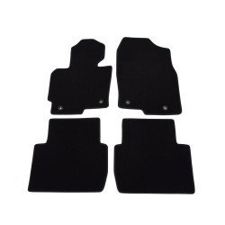 Alfombrillas textiles negras para coche MAZDA CX-5 (2012-2017) LUXE