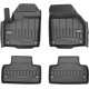 Car rubber floor mats black LAND ROVER RANGE ROVER EVOQUE (2011-2018) 3D FROGUM