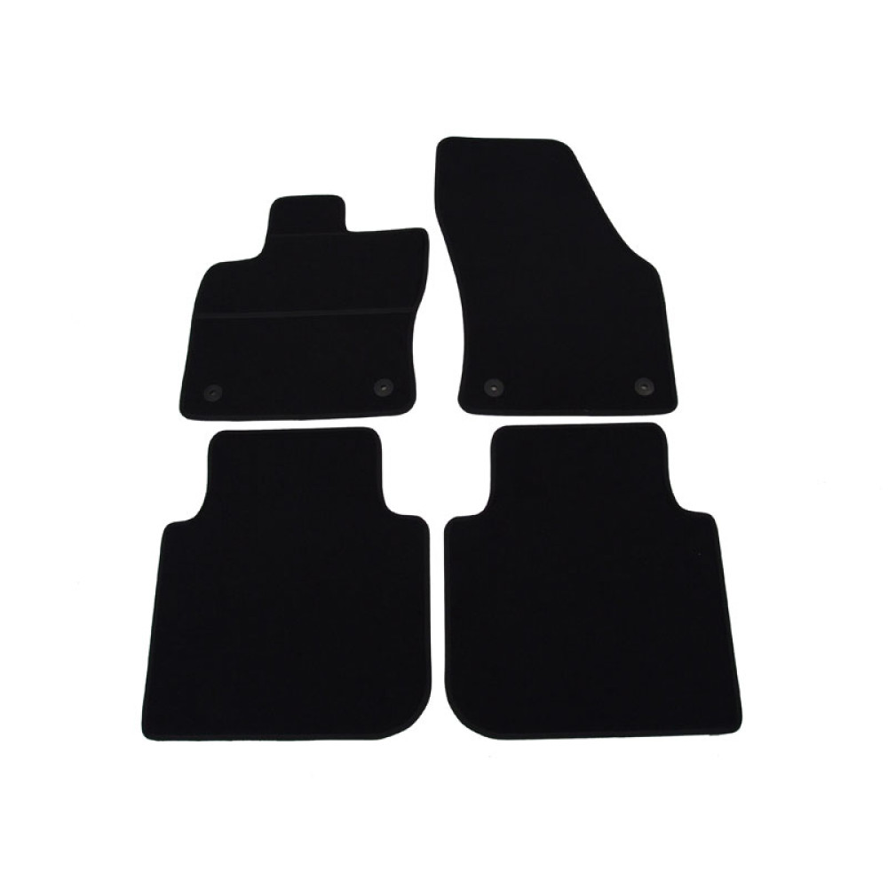 Car textile mats black RENAULT LATITUDE (2011-...) ELEGANT