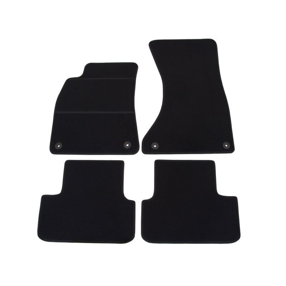 Car textile mats black AUDI A5 Sportback (2009-...) ELEGANT