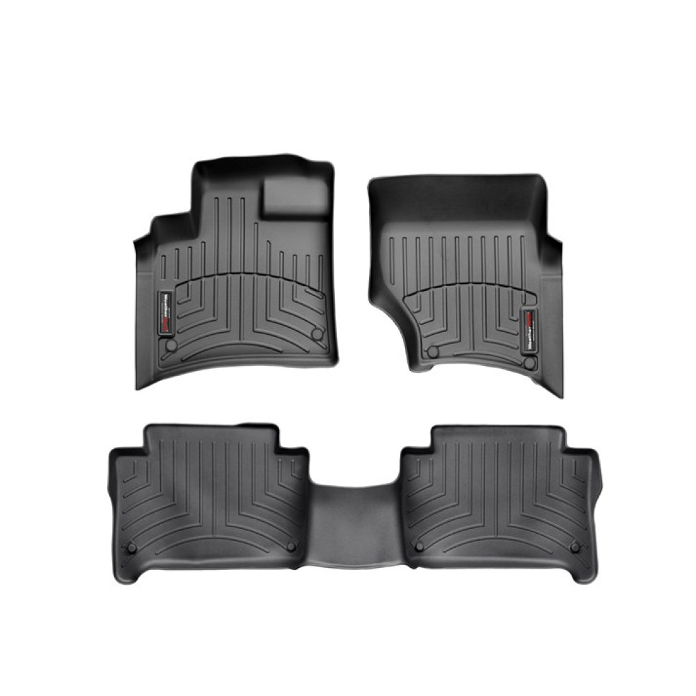 Alfombrillas de coche negras WEATHERTECH AUDI Q7 (2006-2015) FLOORLINER