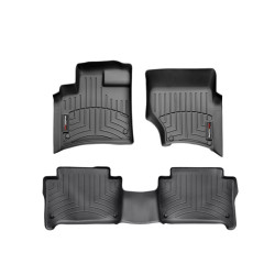 Alfombrillas de coche negras WEATHERTECH AUDI Q7 (2006-2015) FLOORLINER