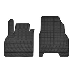 Car rubber floor mats front black MB CITAN (2012-...) NEGRO