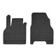 Car rubber floor mats front black MB CITAN (2012-...) NEGRO