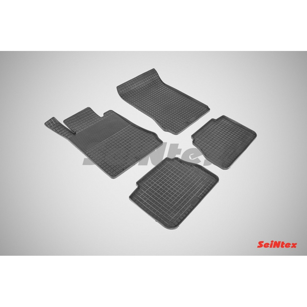 Car rubber floor mats black SEINTEX *STK* MB E-class W210 (1995-2002)