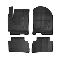 Car rubber floor mats black HYUNDAI KONA (2017-...) NEGRO