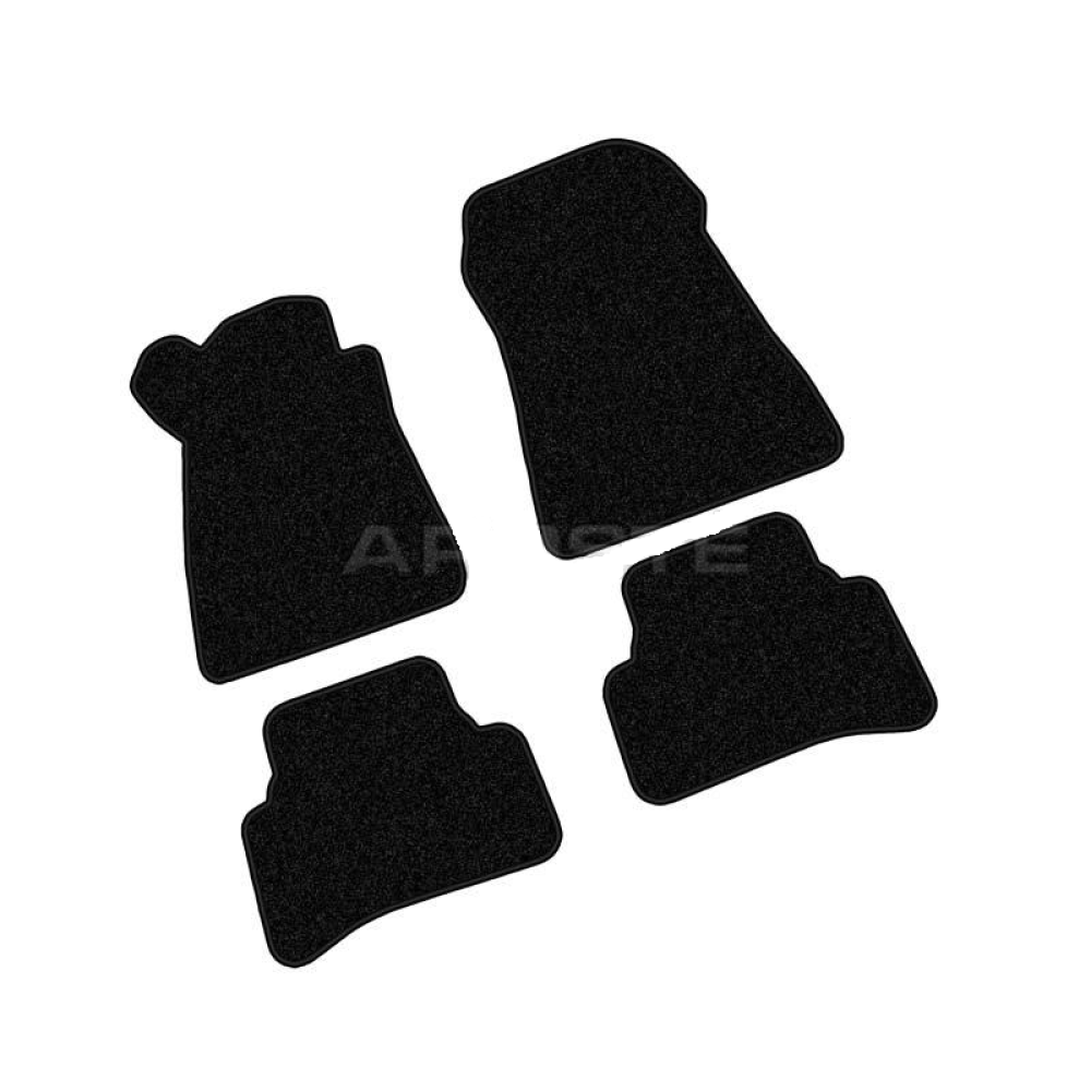 Car textile mats black MB CLK-class W208 (1998-2002) ECONOMIC