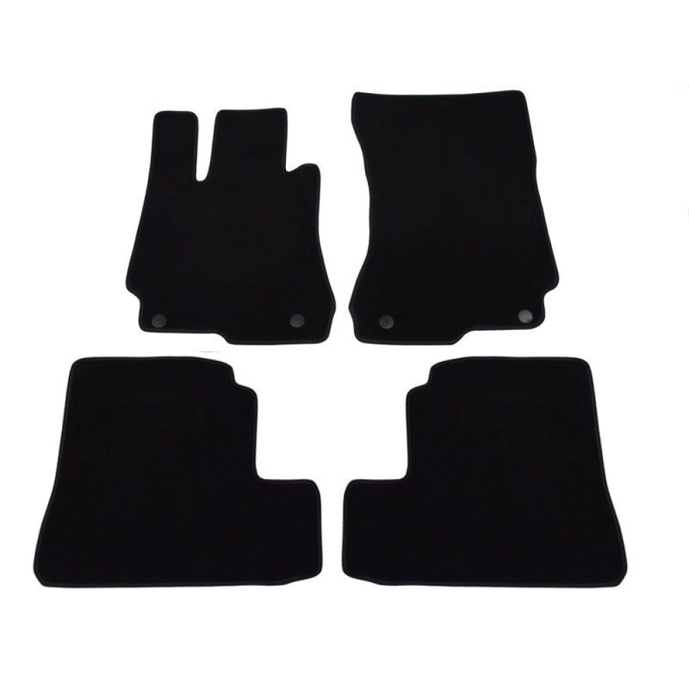 Car textile mats black MB S-class W221 (2006-2012) LUXUS