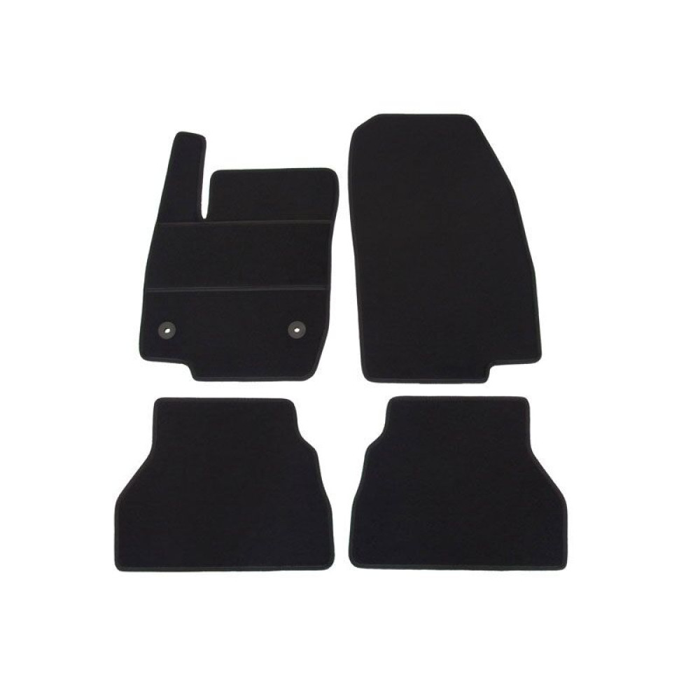 Car textile mats black FORD B-MAX (2012-...) ELEGANT
