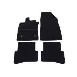 Alfombrillas textiles negras para coche RENAULT CLIO IV (2012-2019) ECONÓMICAS
