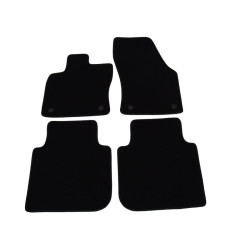 Alfombrillas textiles para coche negras SKODA KODIAQ (2016-...) LUXE
