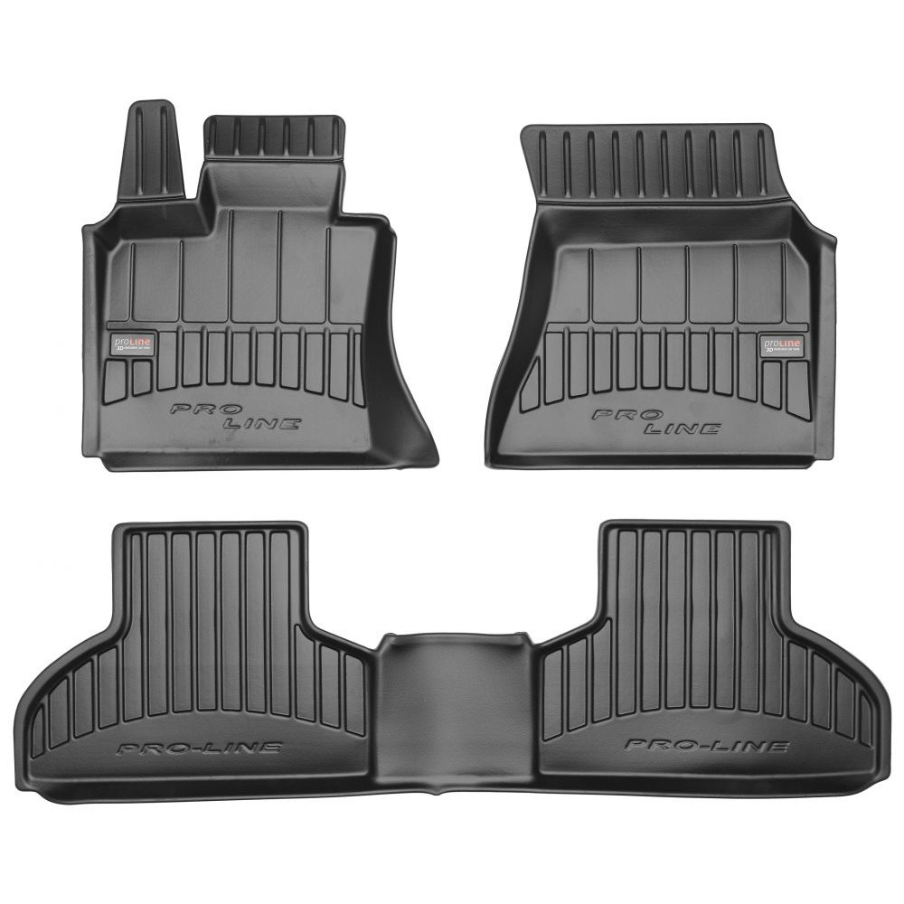 Alfombrillas de goma negras para BMW X6 F16 (2014-2019) 3D FROGUM