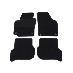 Alfombrillas textiles negras para coche VW GOLF V PLUS (2004-2014) ELEGANT