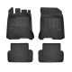 Car rubber floor mats black RENAULT LAGUNA III (2007-2015) 3D FROGUM