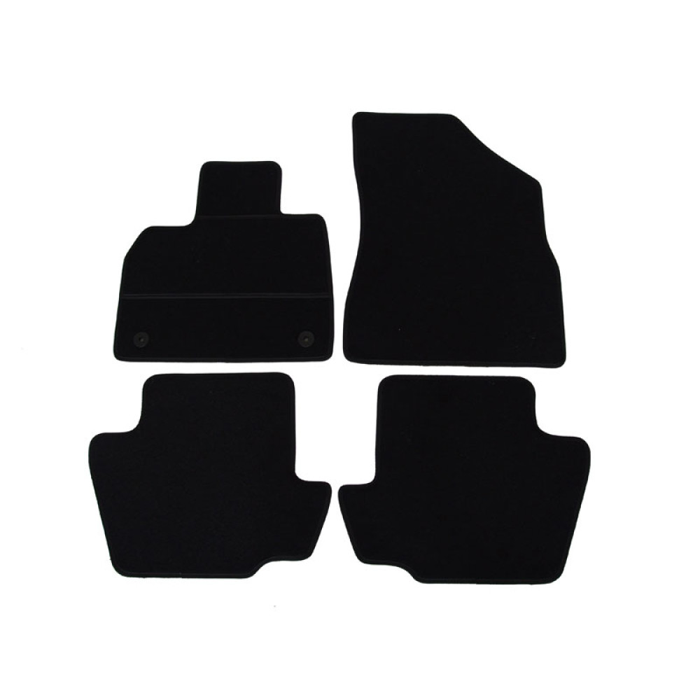 Car textile mats black CITROEN DS5 (2011-...) ELEGANT