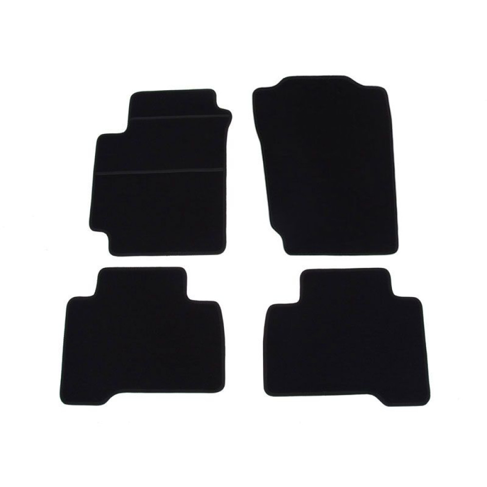 Car textile mats black SUZUKI GRAND VITARA (5d) (2005-2014) ELEGANT