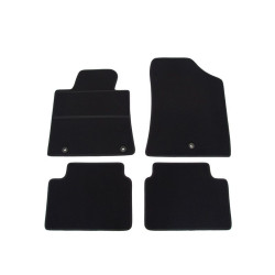 Alfombrillas textiles negras para coche KIA CEED II (2012-2018) ECONÓMICAS
