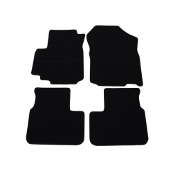 Alfombrillas textiles negras para coche SUZUKI SX-4 (2006-2013) ELEGANT