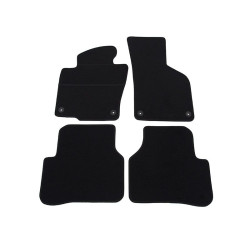 Alfombrillas textiles negras para coche VW PASSAT CC (2008-2016) ELEGANT