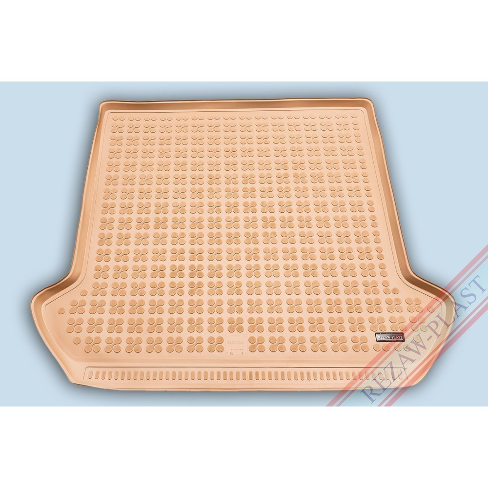 Car rubber trunk mat beige VOLVO XC90 (2002-2014) 232908B