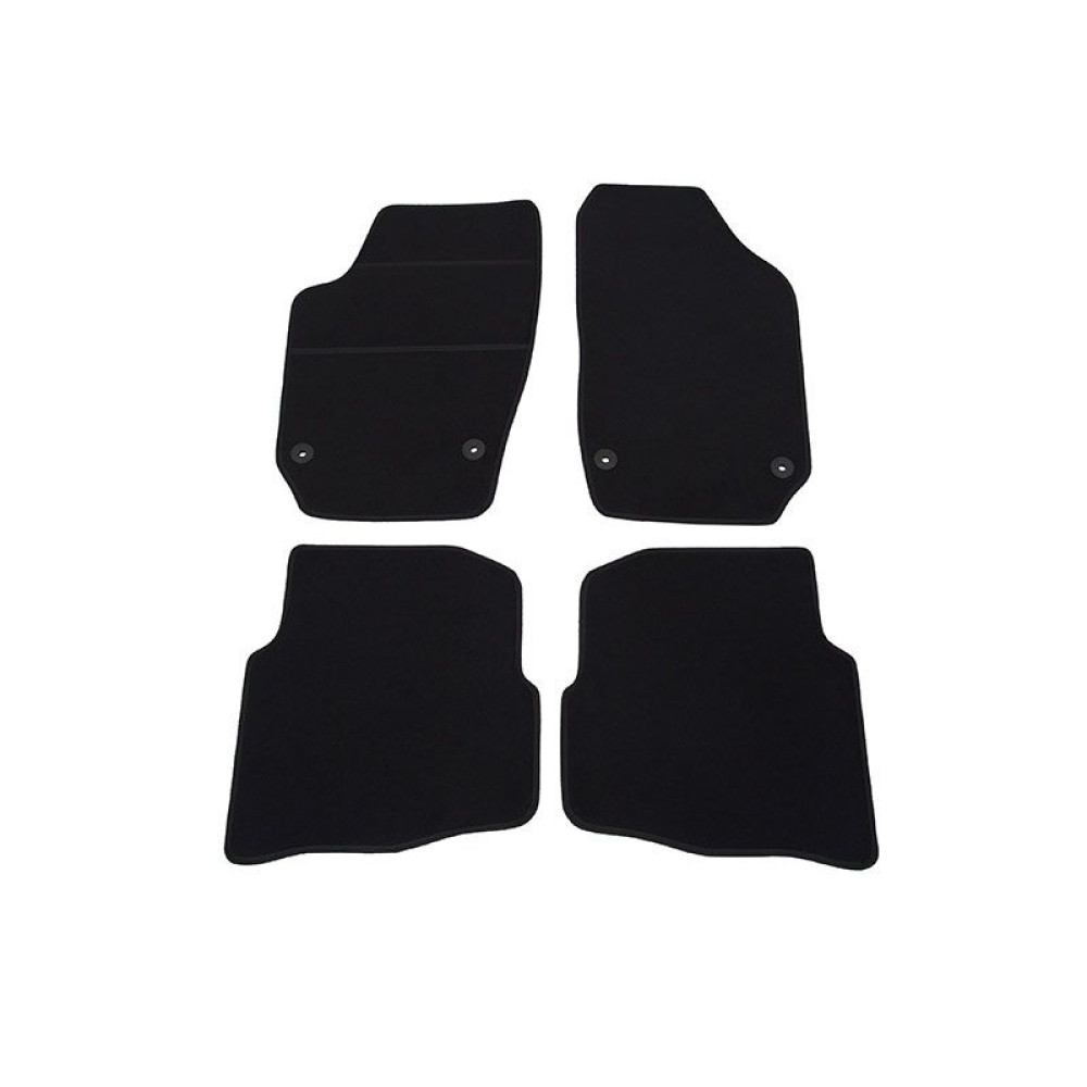 Car textile mats black VW POLO (2002-2009) ELEGANT