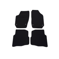 Car textile mats black VW POLO (2002-2009) ELEGANT