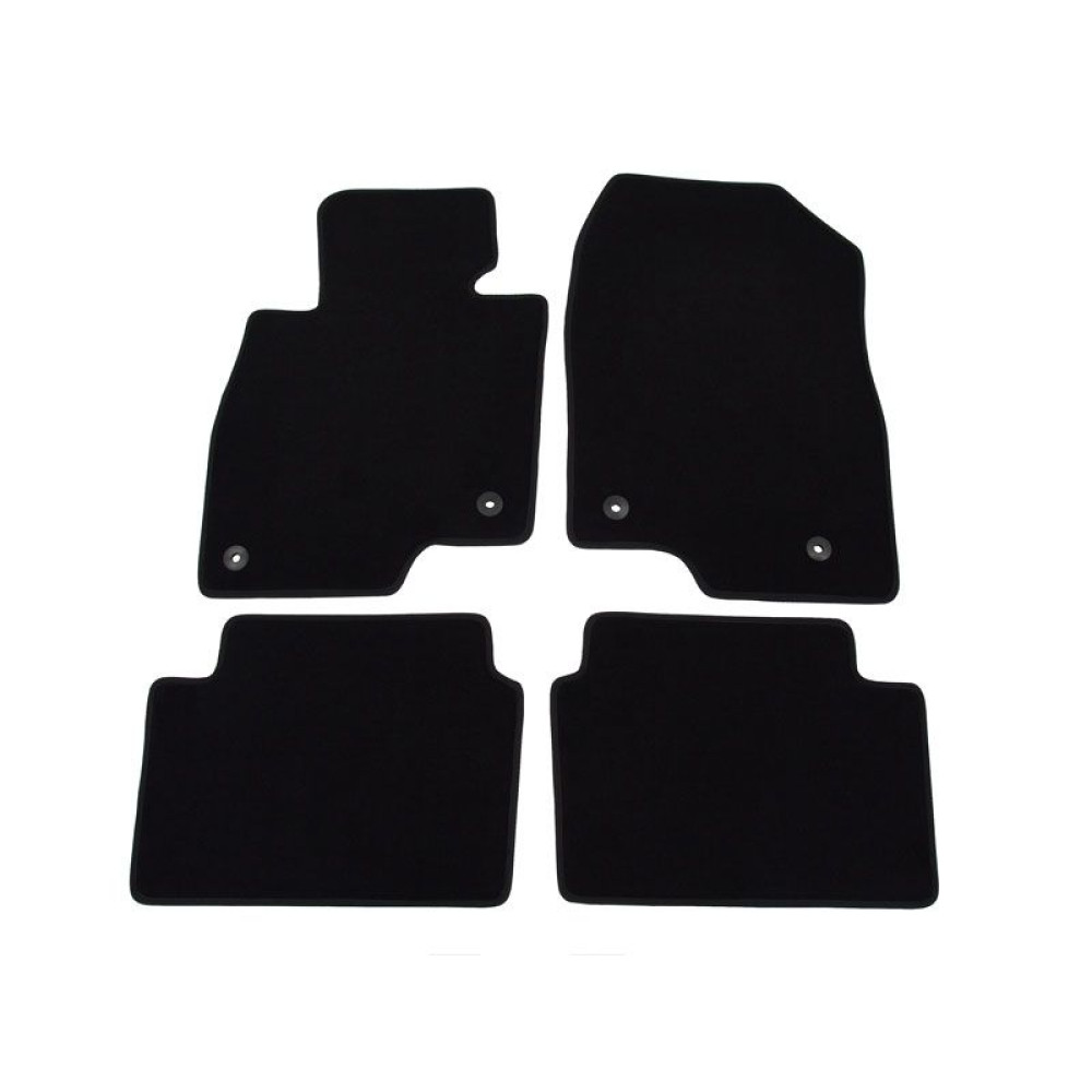 Car textile mats black MAZDA 6 SW (2012-...) LUXE