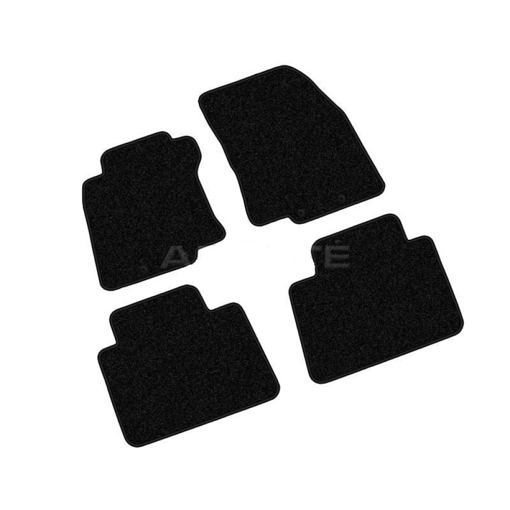 Car textile mats black NISSAN X-TRAIL III (2014-...) LUXE