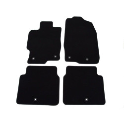 Alfombrillas textiles negras para coche MAZDA 6 (2008-2012) LUXUS