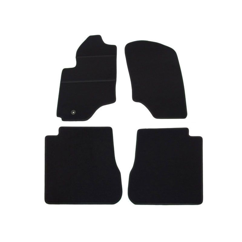 Car textile mats black MITSUBISHI OUTLANDER (2002-2007) ELEGANT