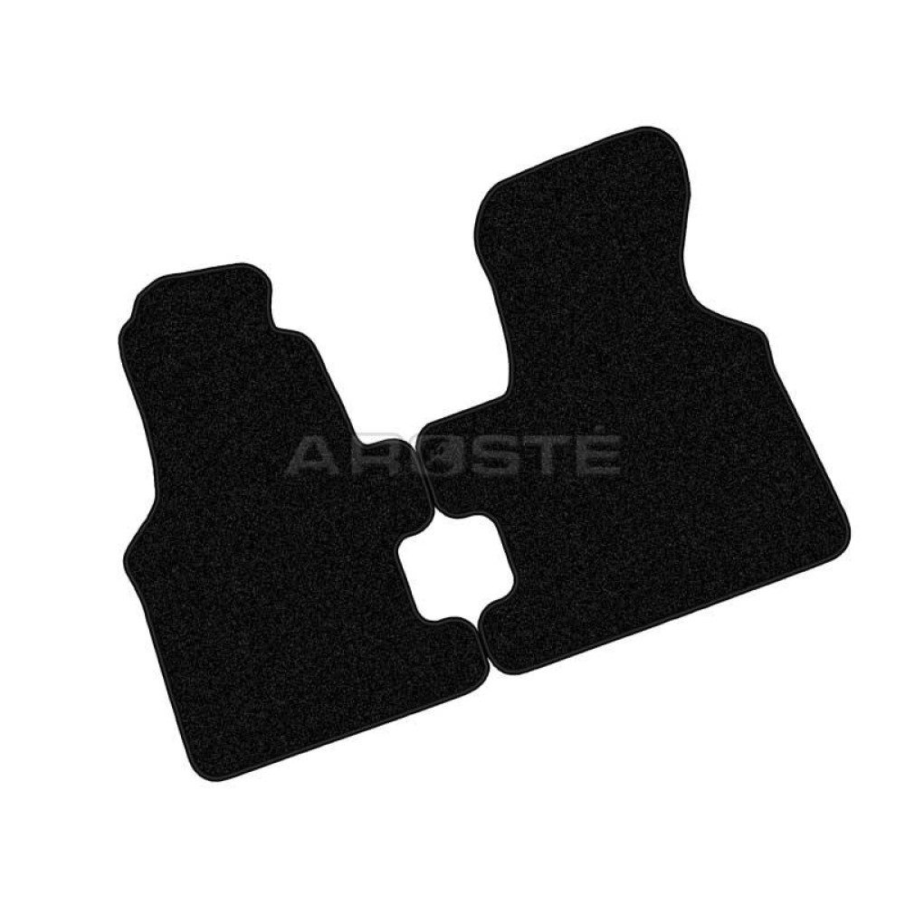 Car textile mats black VOLKSWAGEN T4 (3s.)(1990-2003) ECONOMIC