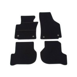 Alfombrillas textiles negras para coche SEAT ALTEA XL (2006-...) ELEGANT