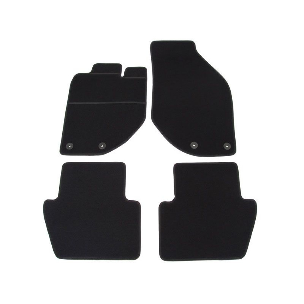 Car textile mats black VOLVO 850 (1992-1997) ECONOMIC