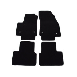 Alfombrillas textiles negras para coche OPEL MERIVA B (2010-2014) LUXE